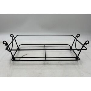 Metal Wire Basket Tray Organizer Multipurpose Rectangular 12x8x4 Home Office Sto